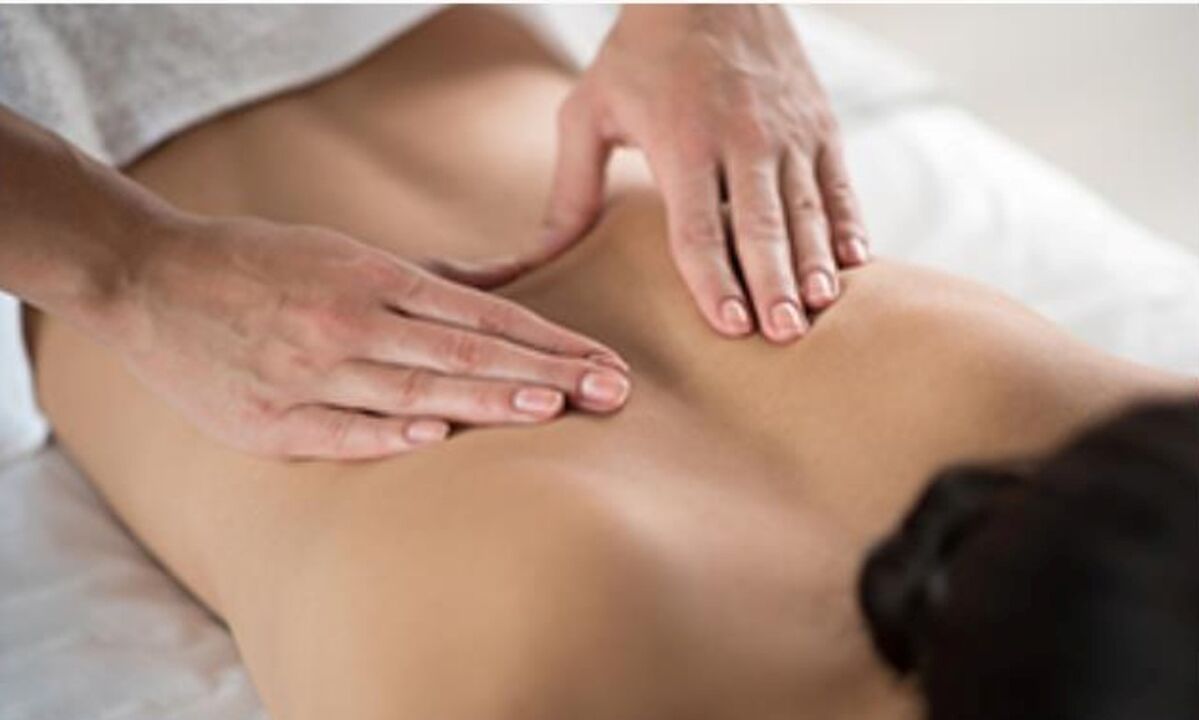 masaż jest jedną z metod leczenia osteochondrozy szyjki macicy